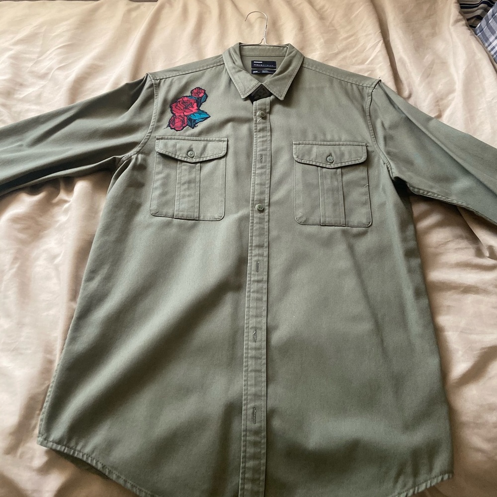 Green Long Sleeve Shirt from Nordstrom